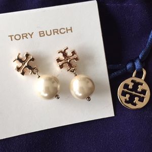 Tory Burch pearl earrings